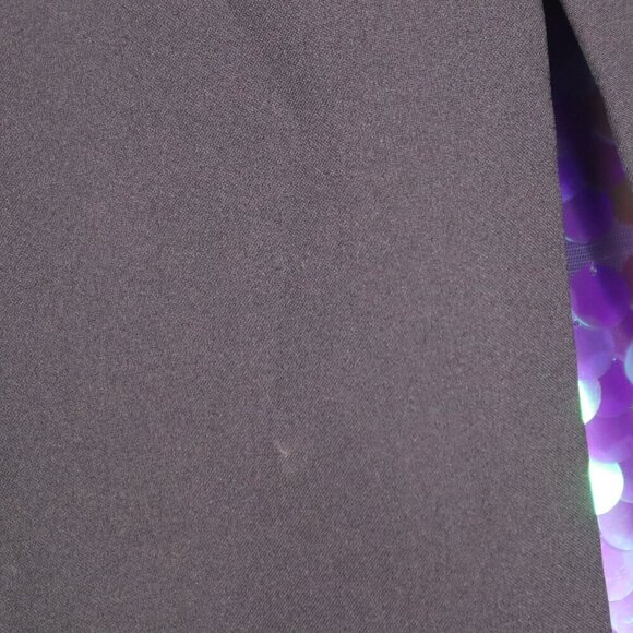 BLACK DRESS PANTS 16 Fashion Bug Vintage 90s Y2K USA Charcoal Office Work - Picture 5 of 9